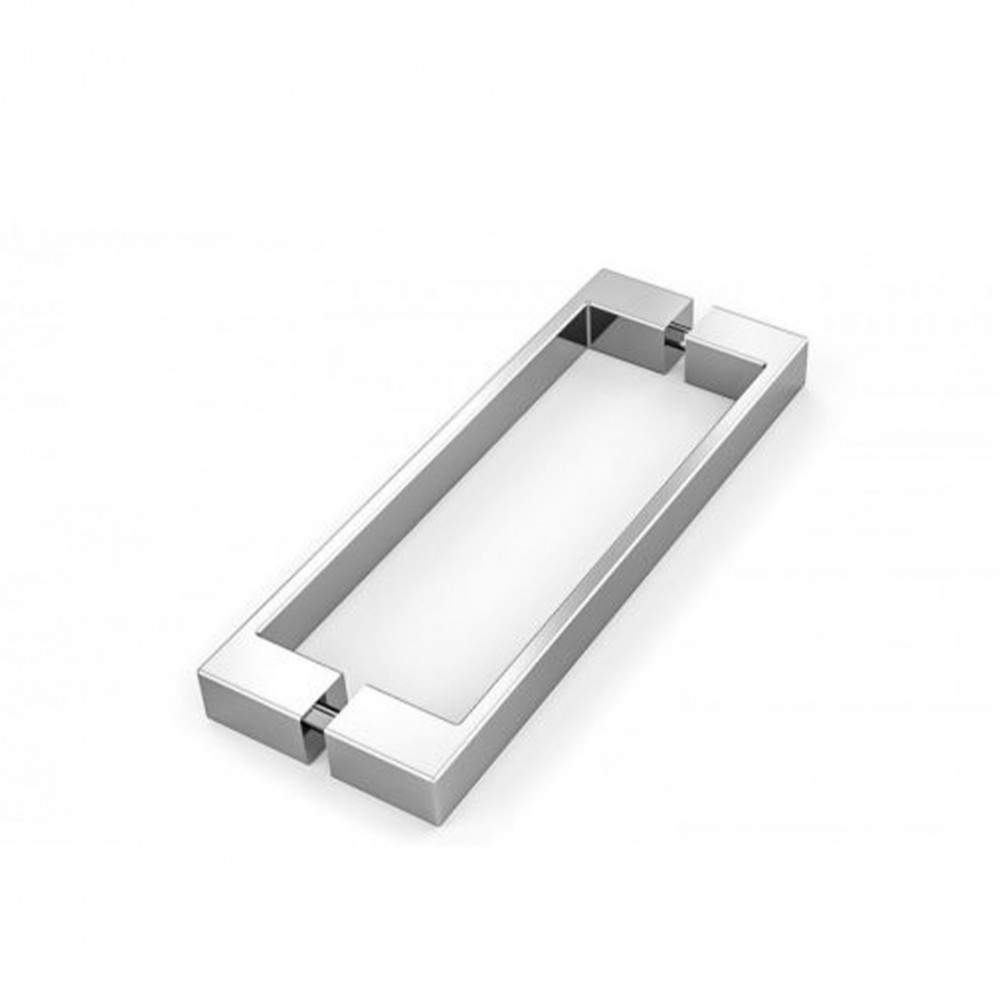 Cabină de duș pătrată Leziter Simple cu ușă batantă, sticlă 6 mm