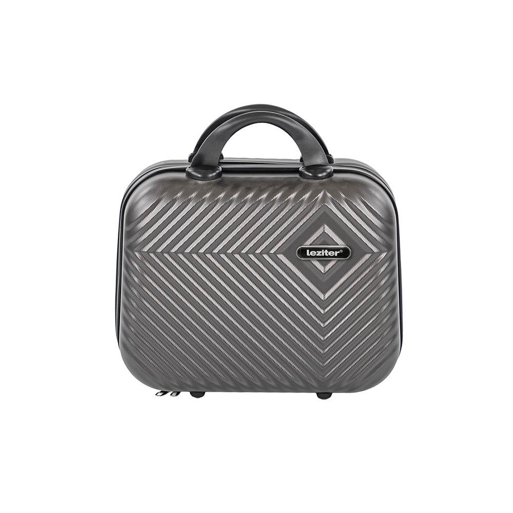 Valiză de mână Leziter TraveLux Pro, ABS rigid, 28×36×16 cm, 11L, gri