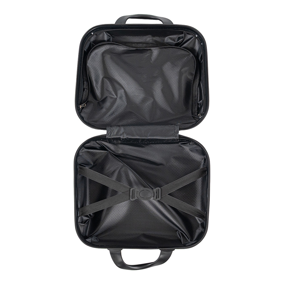 Valiză de mână Leziter TraveLux Pro, ABS rigid, 28×36×16 cm, 11L, gri