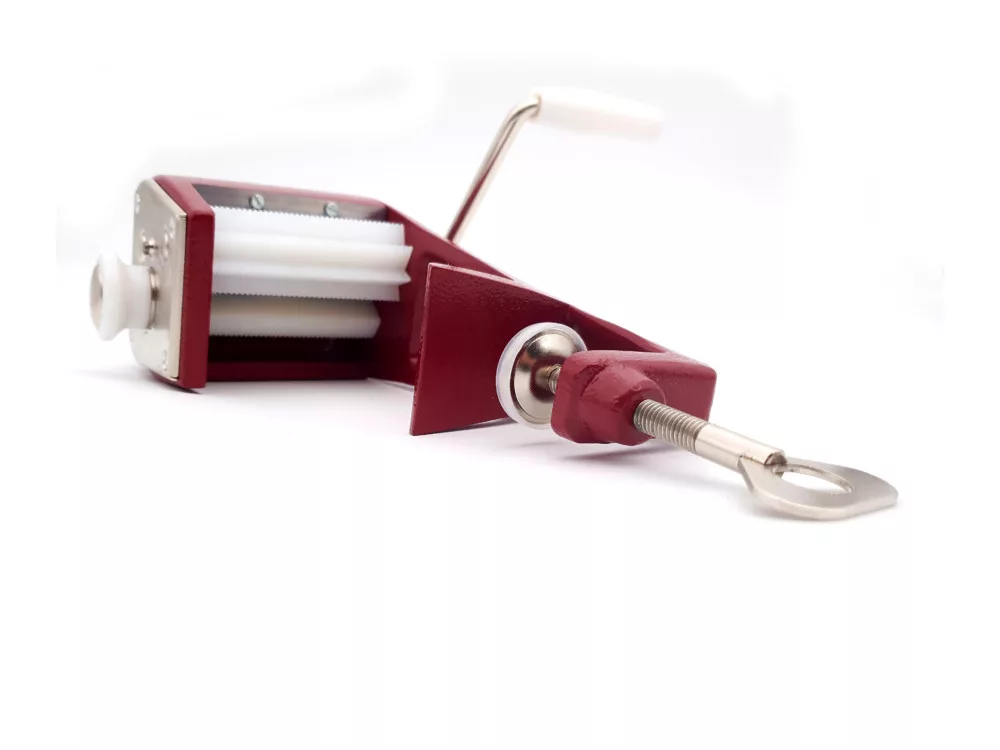 Mașină manuală mare pentru tăiat paste „frunză de căpșună” 13x13 mm, 2 tăieri