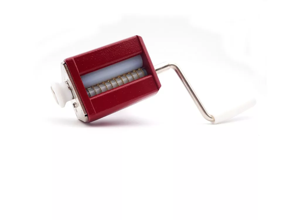 Mașină manuală mare pentru tăiat paste „frunză de căpșună” 13x13 mm, 2 tăieri