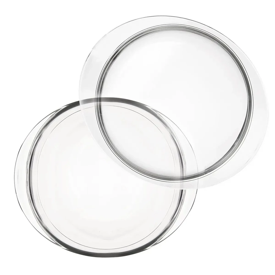 Vas de copt din sticlă termorezistentă Orion 2în1 cu capac, 23 cm