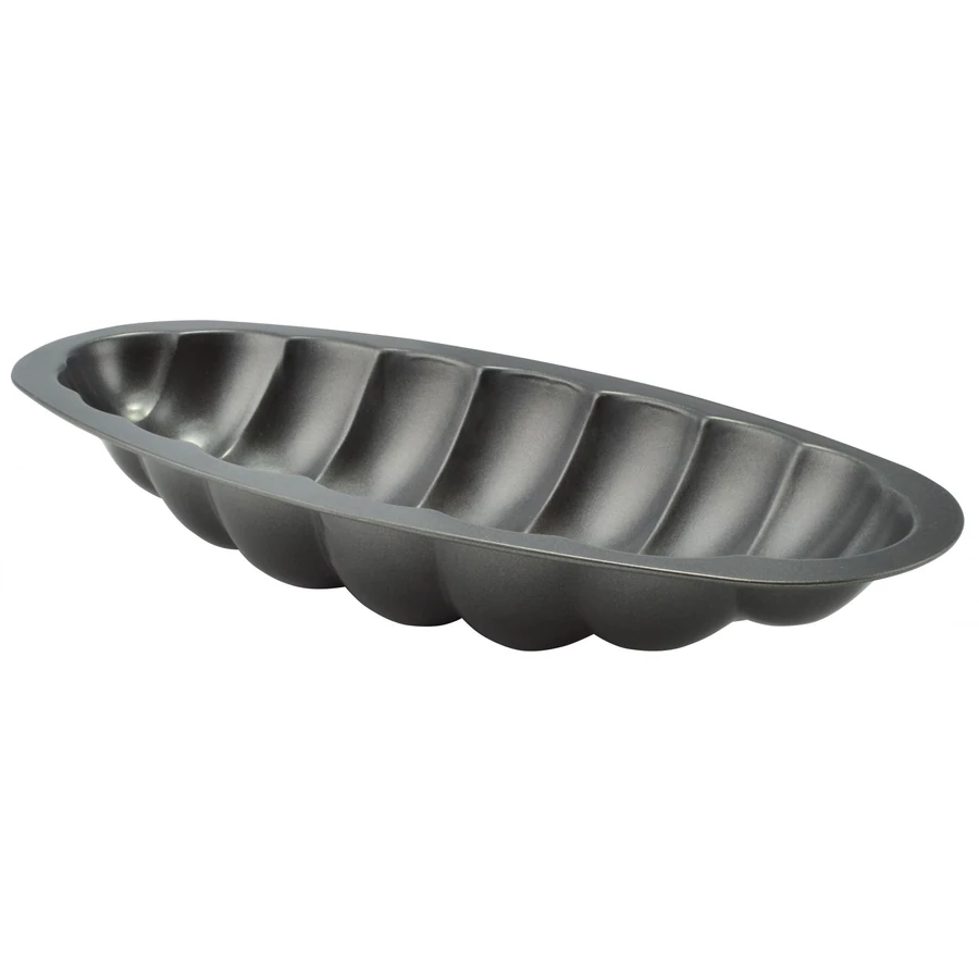 Formă pentru cozonac împletit din oțel, antiaderentă, 38,5 × 16,7 cm