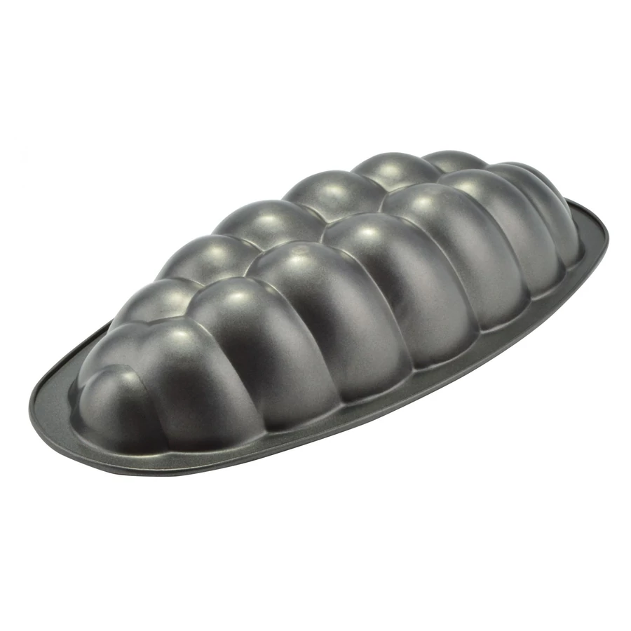 Formă pentru cozonac împletit din oțel, antiaderentă, 38,5 × 16,7 cm