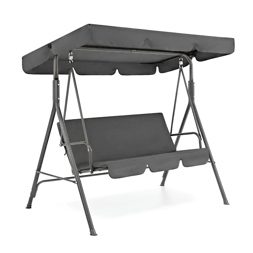 Balansoar de grădină Leziter Serenita gri, 3 locuri, 170 cm, 200 kg