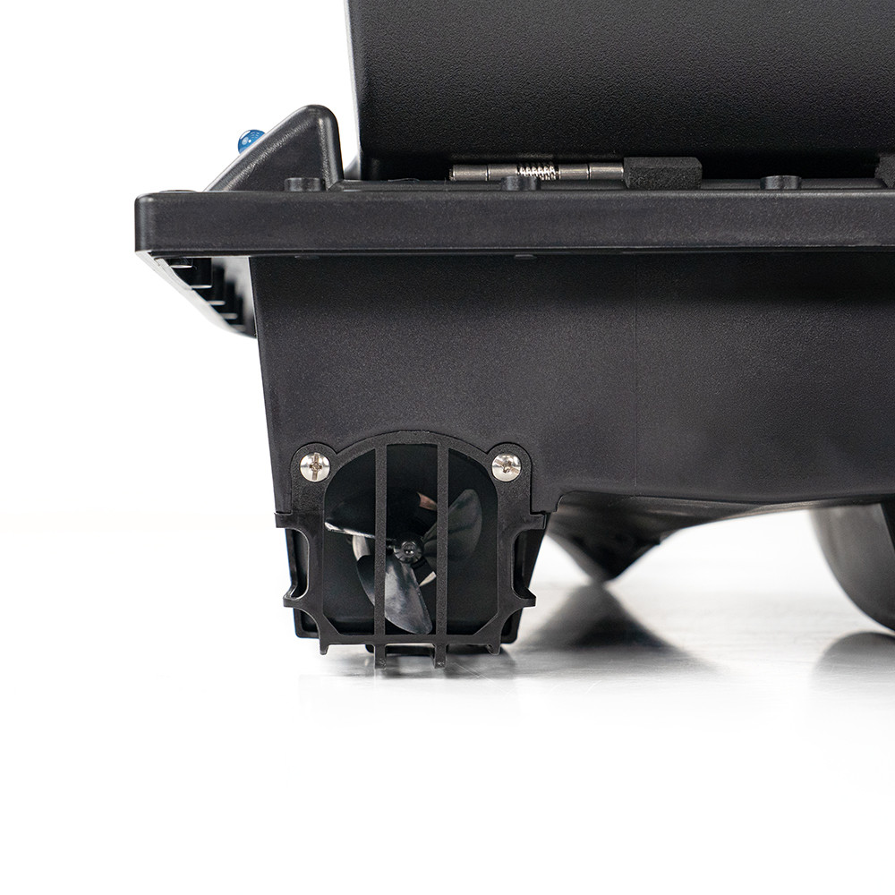 Barcă de nădire Leziter C12 cu backloader, 2,5 kg, rază 600 m, negru