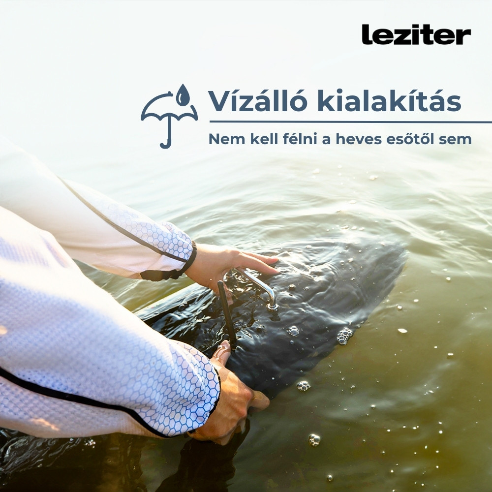 Barcă de nădit Leziter X2 cu GPS 4G, 600 m, compartiment 2 kg, neagră