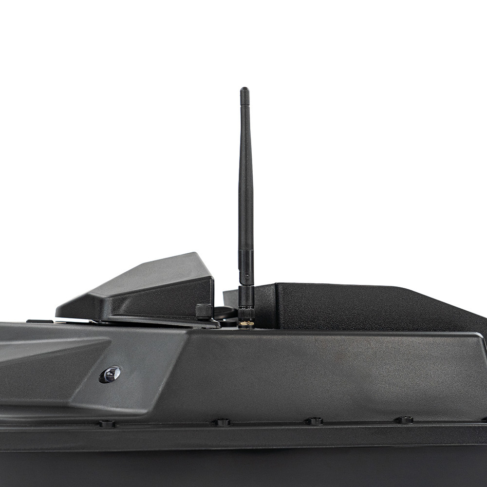 Barcă de nădit Leziter Z1 neagră, 2 kg, telecomandă 2.4G, rază 500 m