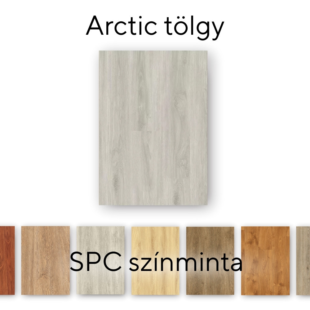 Leziter Leziter Arctic Oak Vinil SPC parchet eșantion / eșantion