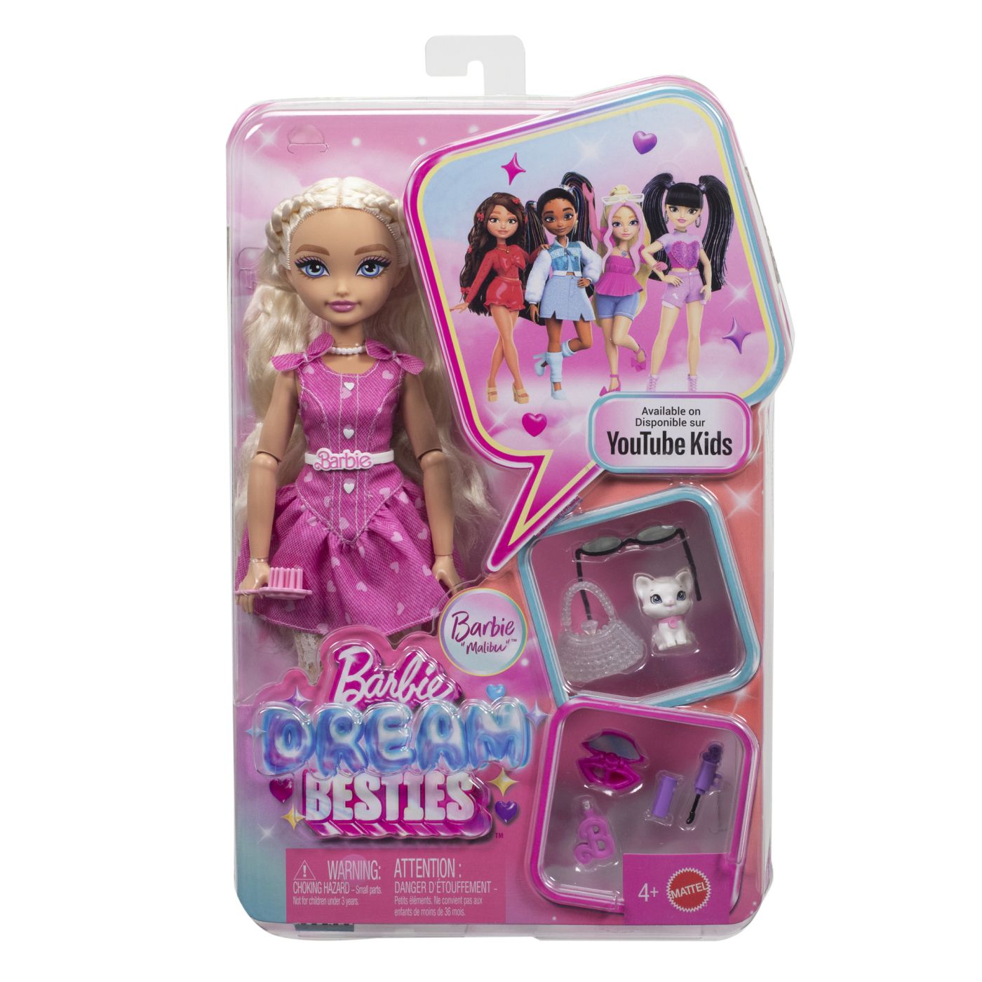 BARBIE DREAM BESTIES PAPUSA BARBIE MALIBU CU ACCESORII SuperHeroes ToysZone