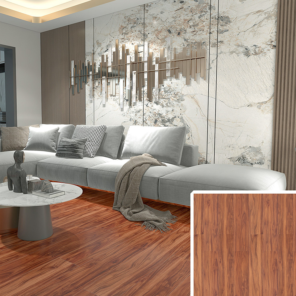 Pardoseală vinilică SPC Leziter Serengeti Nuc 1220x180x4,5 mm (2,196 mp/cutie)