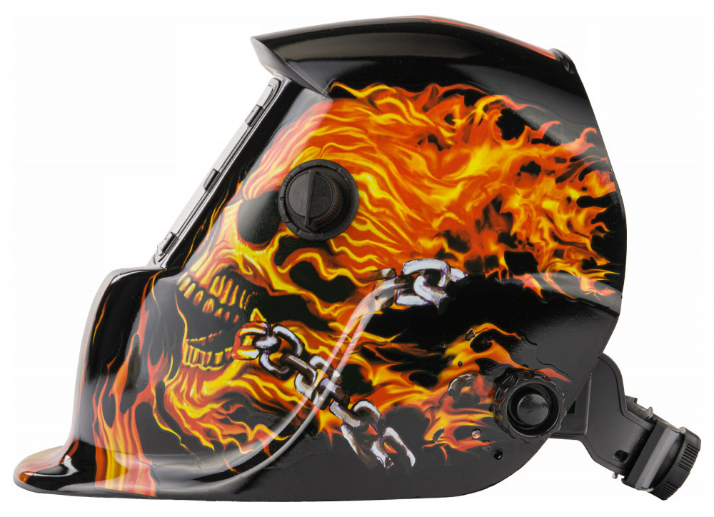 Cască de sudură automată Powermat LCD DIN 9-13, solar + CR2032, PM-APS-600T1