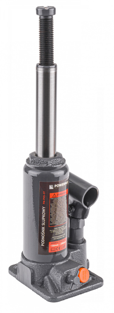 Cric hidraulic tip sticlă Powermat PM-PHS-3T, 3T, 158–298 mm, bază stabilă