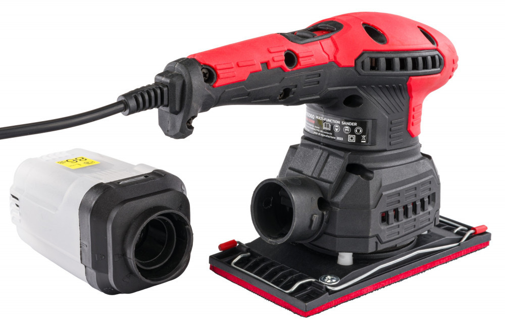 Polizor excentric Red Technic 1300W, 125 mm, turație 7000–12000 rpm, Velcro (RTSMO0060)