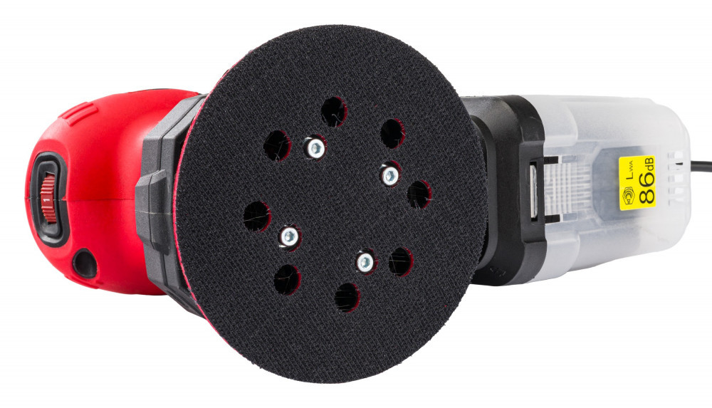 Polizor excentric Red Technic 1300W, 125 mm, turație 7000–12000 rpm, Velcro (RTSMO0060)