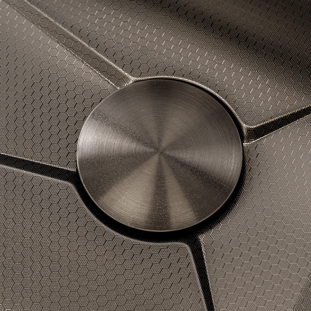 Chiuvetă bucătărie Leziter Holly 75x46 cm, inox 304 negru, nano-coating