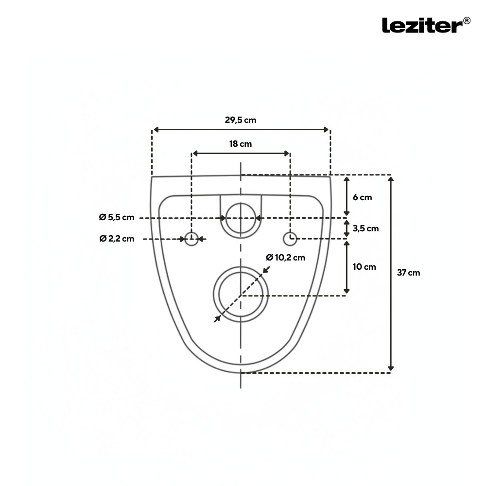 Vas WC suspendat Leziter Roya din ceramica alba, cu capac soft-close si scaun