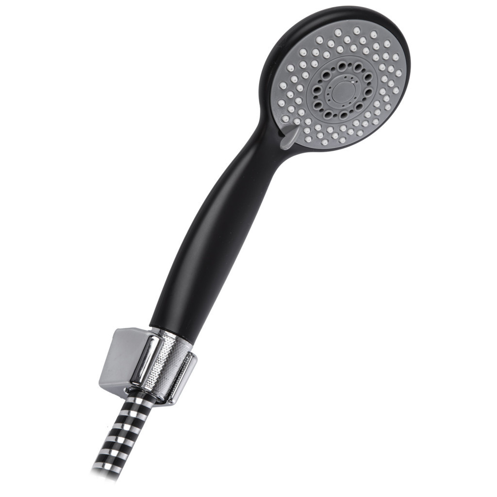 Duș de mână Kerra NERO negru mat cu furtun 150 cm, 3 moduri jet