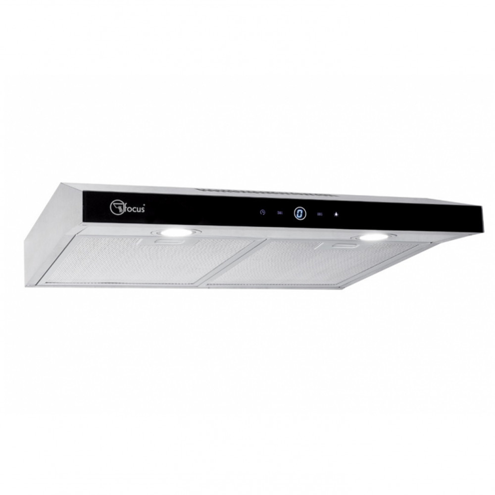 Hotă de bucătărie incorporabilă Focus MODO 50 Inox, 50 cm, 80W, control tactil