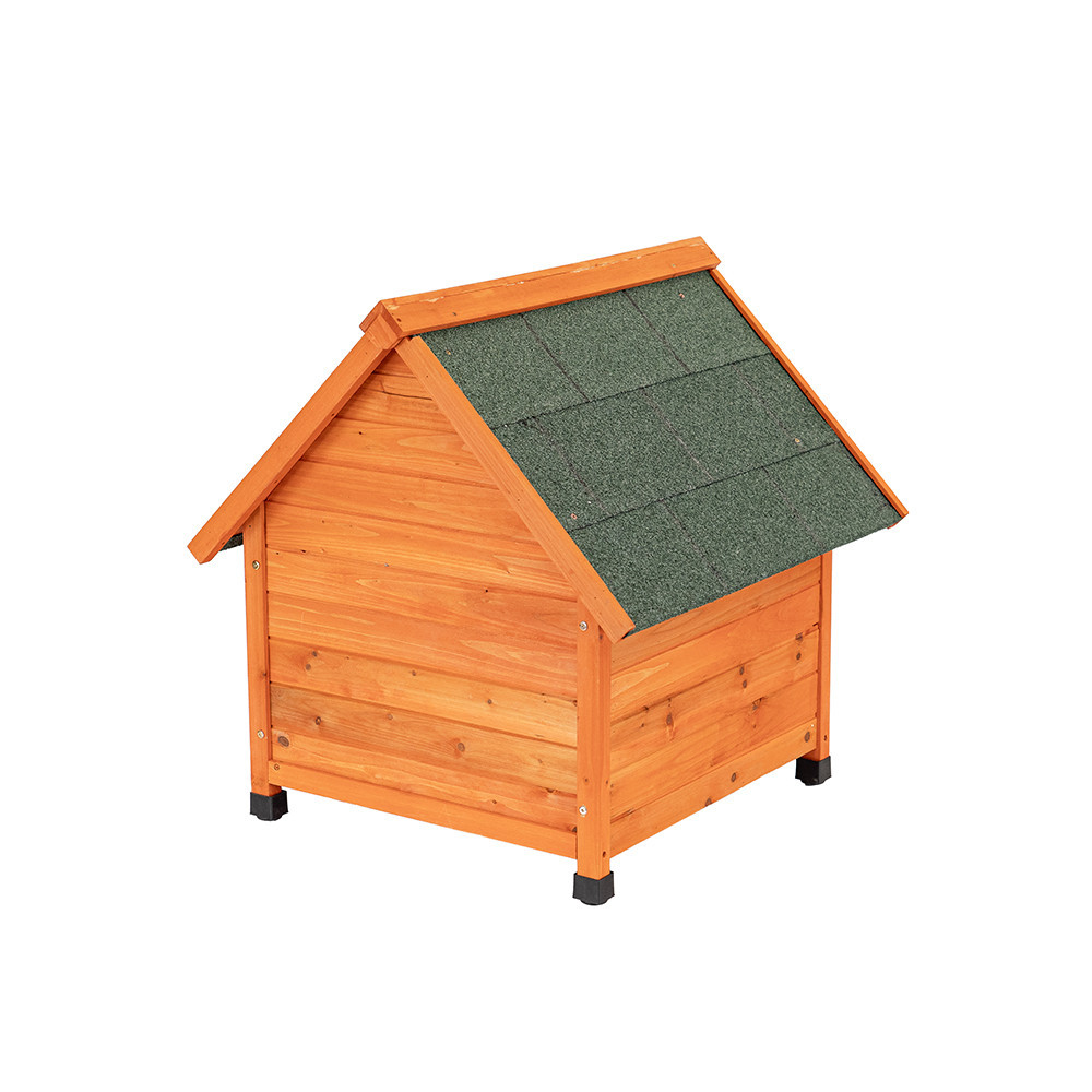 Căsuță pentru câini Leziter Smiley Classic S din lemn, 73x76,5x76,5 cm