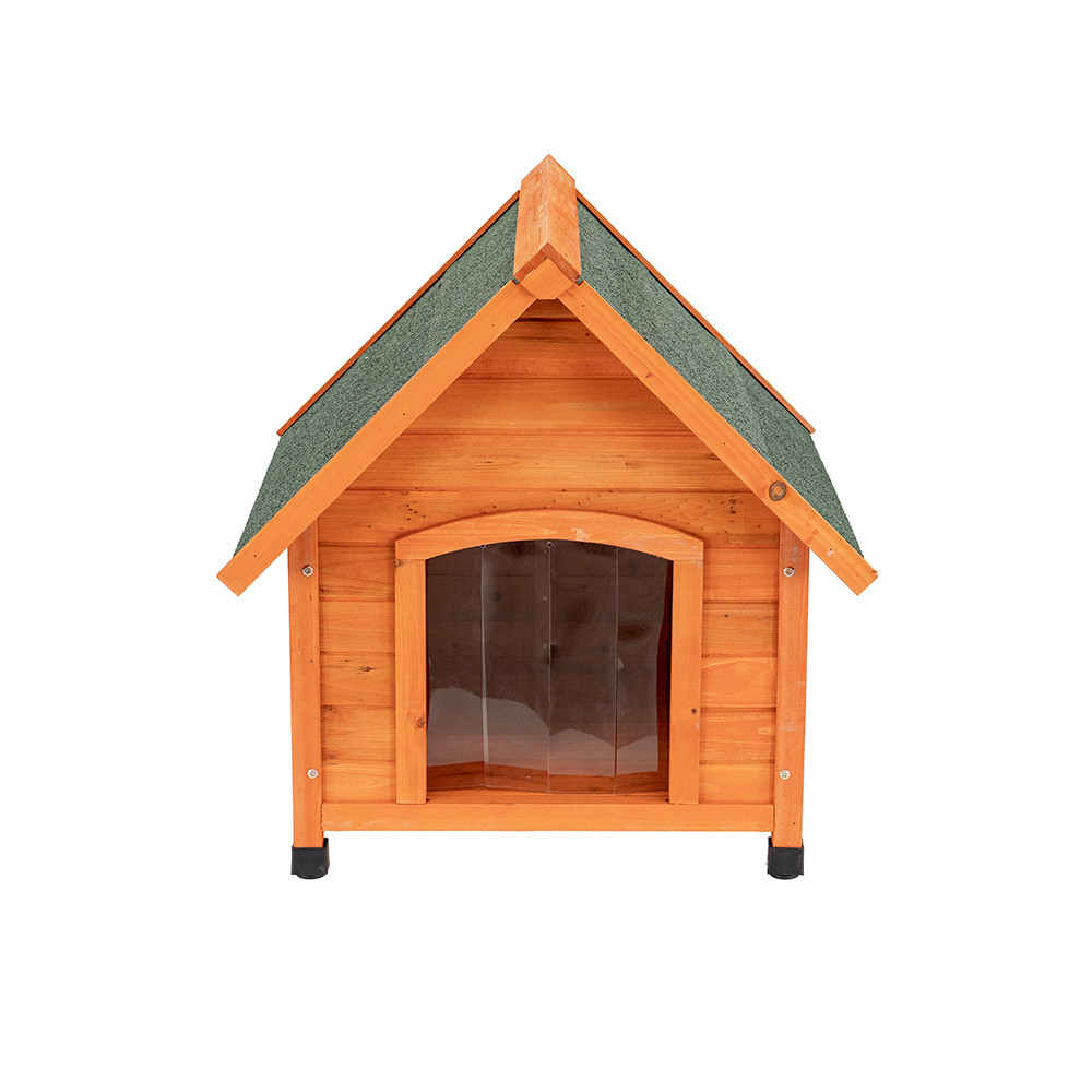 Cușcă pentru câini Leziter Smiley Classic L din lemn, cu ușă cu lamele, 86,5x84x101,5 cm