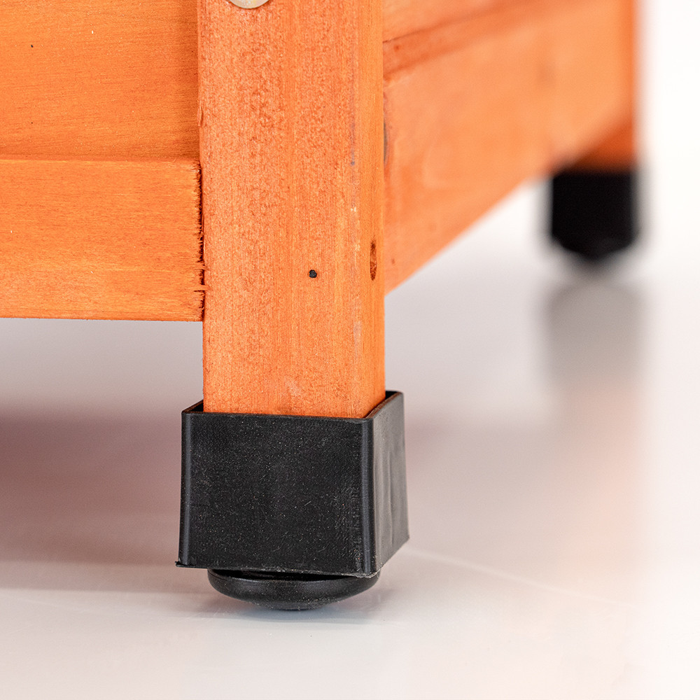 Cușcă pentru câini Leziter Smiley Classic L din lemn, cu ușă cu lamele, 86,5x84x101,5 cm