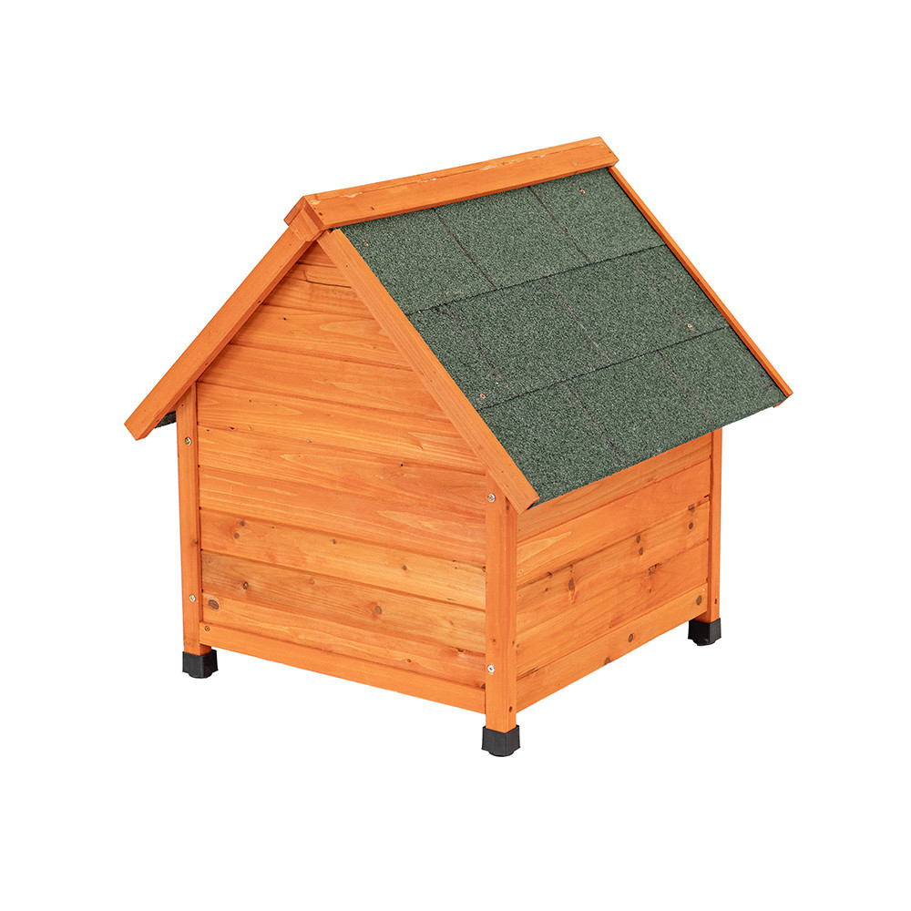 Cușcă pentru câini Leziter Smiley Classic L din lemn, cu ușă cu lamele, 86,5x84x101,5 cm