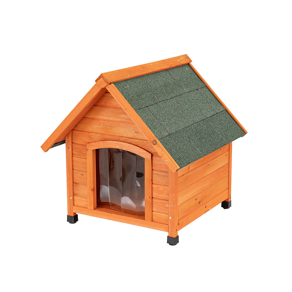 Cușcă pentru câini Leziter Smiley Classic M din lemn, 79x88x81,5 cm