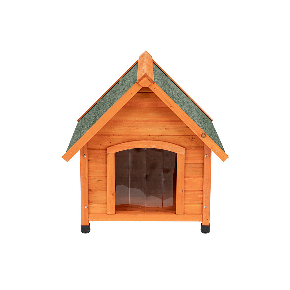 Cușcă pentru câini Leziter Smiley Classic M din lemn, 79x88x81,5 cm