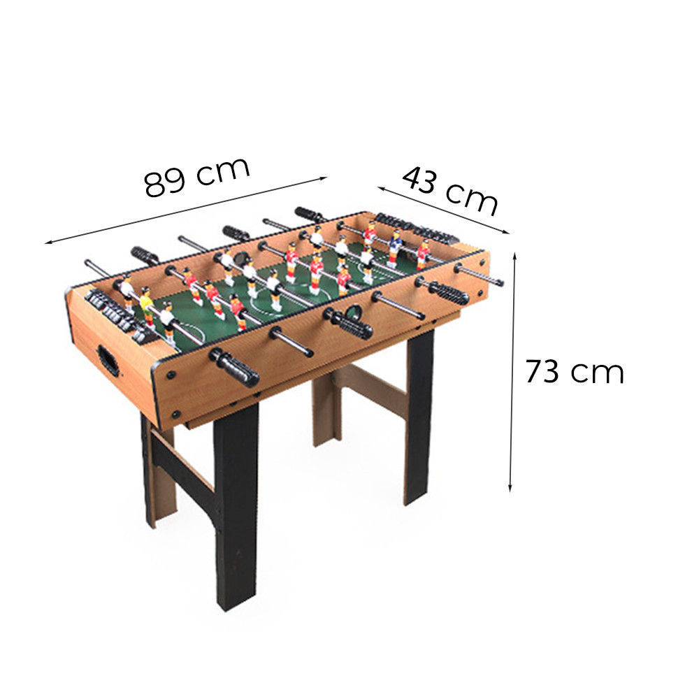 Masă de joc multifuncțională Leziter 4 în 1: foosball, biliard, ping-pong, air hockey