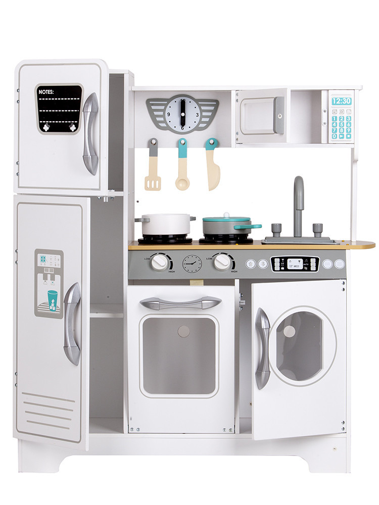 Bucătărie din lemn Homelux pentru copii 3+ cu cuptor, frigider și accesorii