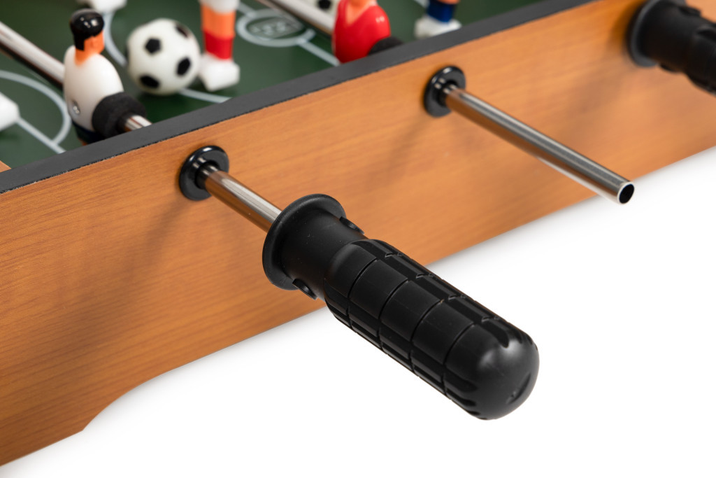 Mini foosball Homelux din lemn pentru copii 3+ cu 2 mingi si tabela scor