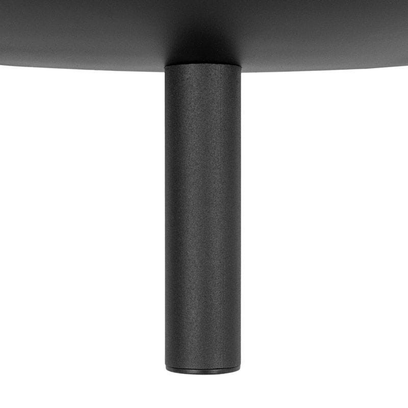 Groapă de foc portabilă Mirpol MIR-FP435 din oțel, 43,5 cm, negru