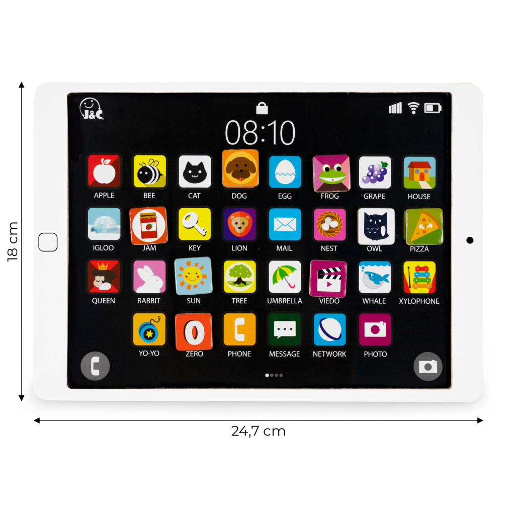 Homelux Tabletă magnetică din lemn cu numere