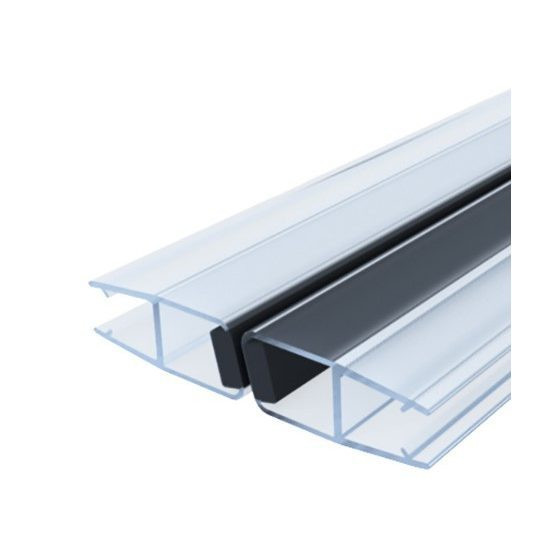 Garnitură magnetică Leziter pentru uși de duș 5 mm, 90°, 2 m (set 2 buc.)