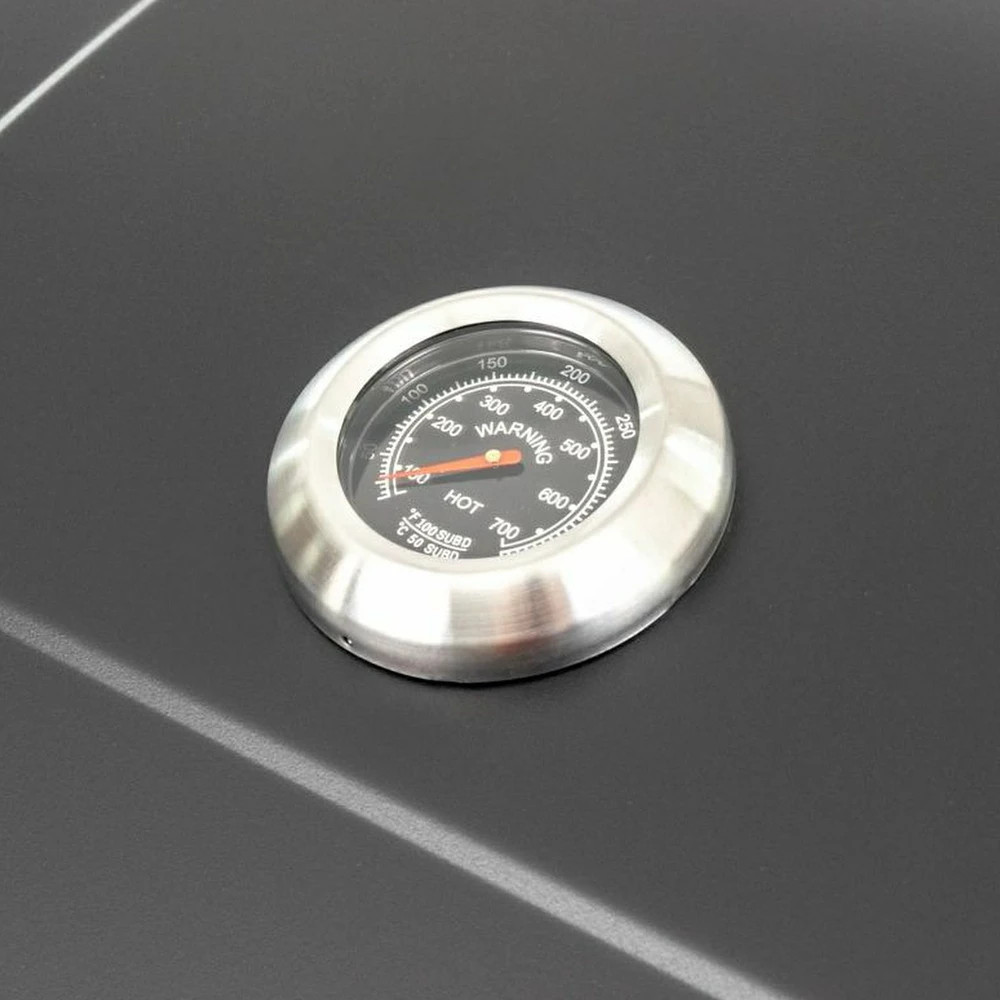 Grătar pe cărbune Mirpol MIR4525 premium cu capac, termometru și roți, 2415 cm²