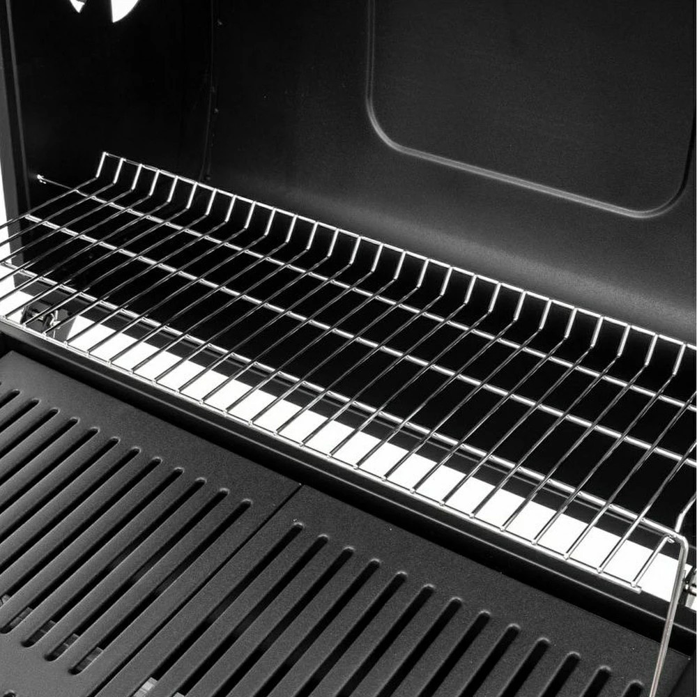 Grătar pe cărbune Mirpol MIR4525 premium cu capac, termometru și roți, 2415 cm²