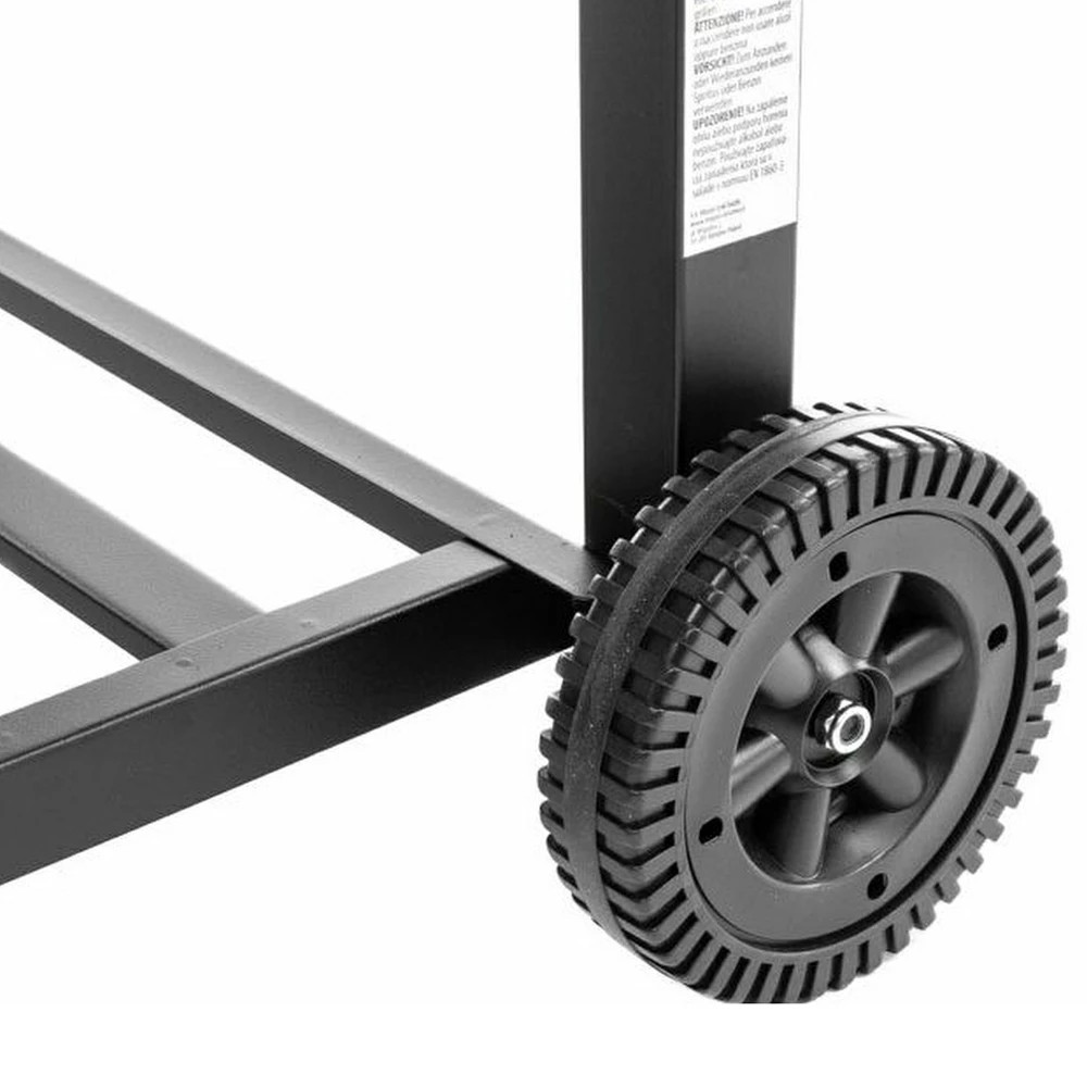 Grătar pe cărbune Mirpol MIR4525 premium cu capac, termometru și roți, 2415 cm²