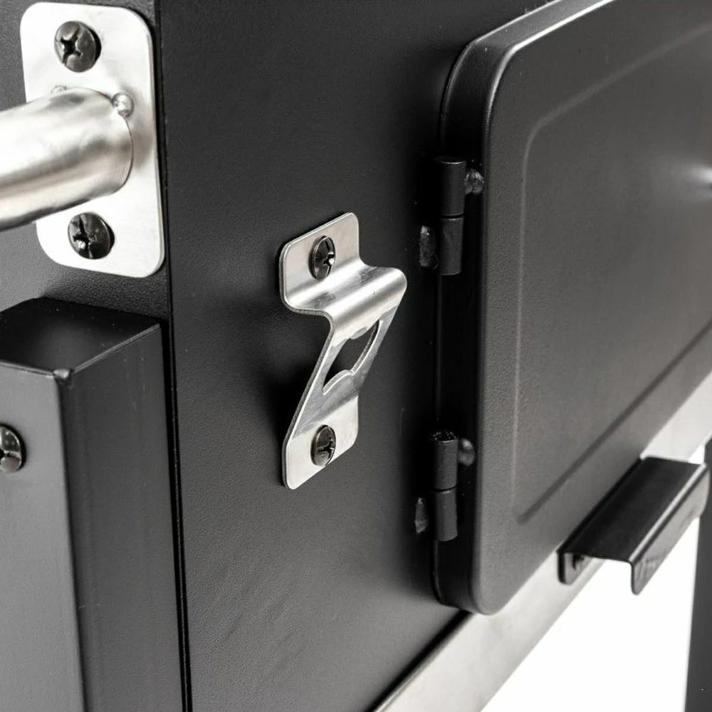 Grătar pe cărbune Mirpol MIR4525 premium cu capac, termometru și roți, 2415 cm²