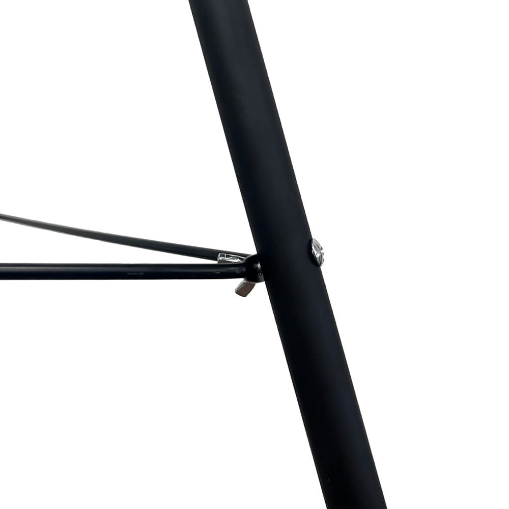 Grătar suspendat din oțel cu trepied Mirpol MIR-HP48, grilă 51 cm, reglaj pe lanț