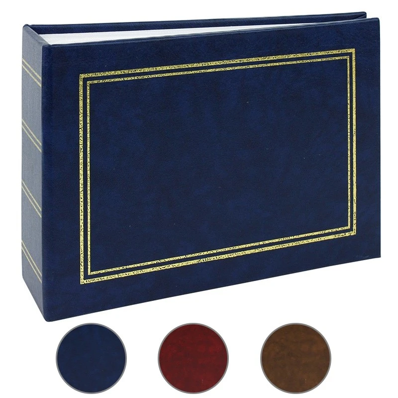 Album foto clasic maro 10x15 cm, 100 fotografii, tip carte, landscape