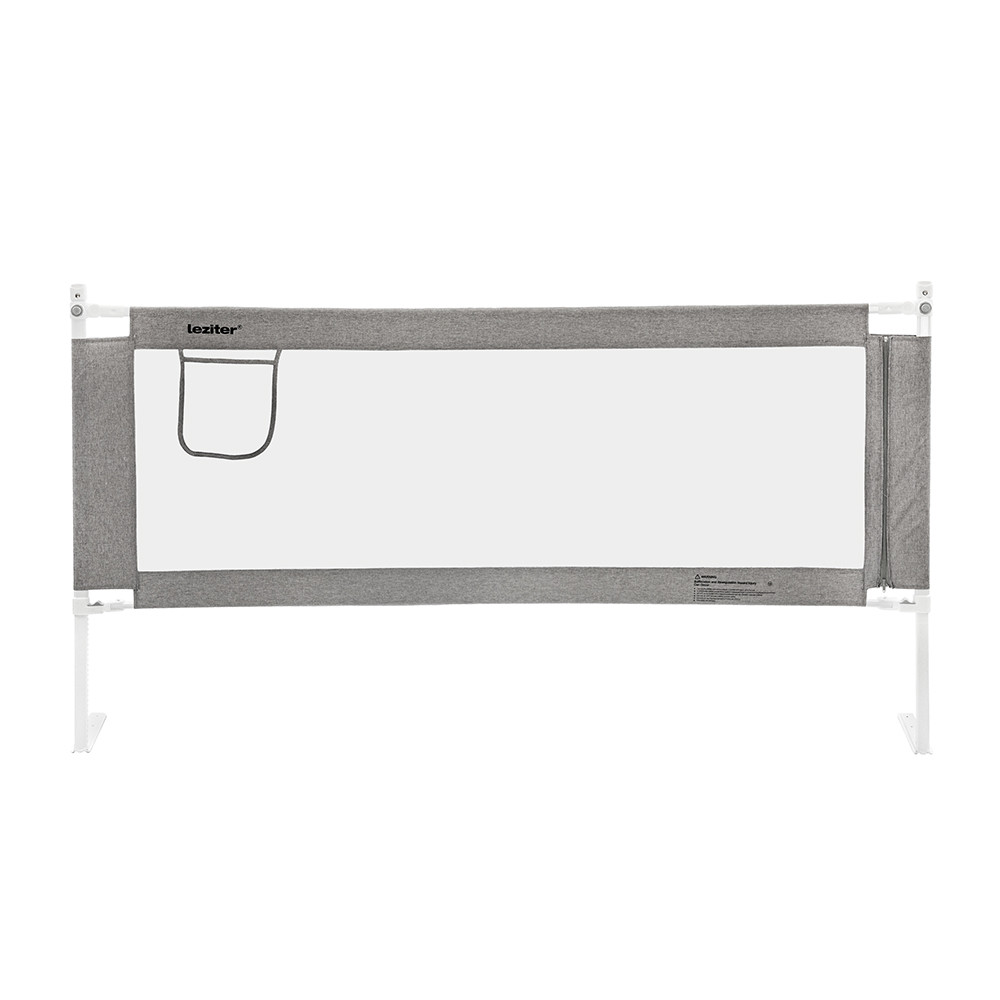 Bară de protecție anti-cădere pentru pat Leziter, 180 cm, pliabilă