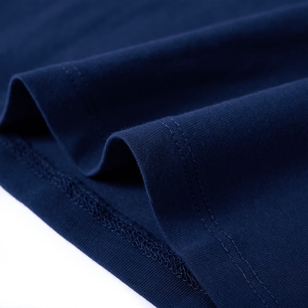 Tricou pentru copii cu mâneci lungi, bleumarin, 92 GartenMobel Dekor