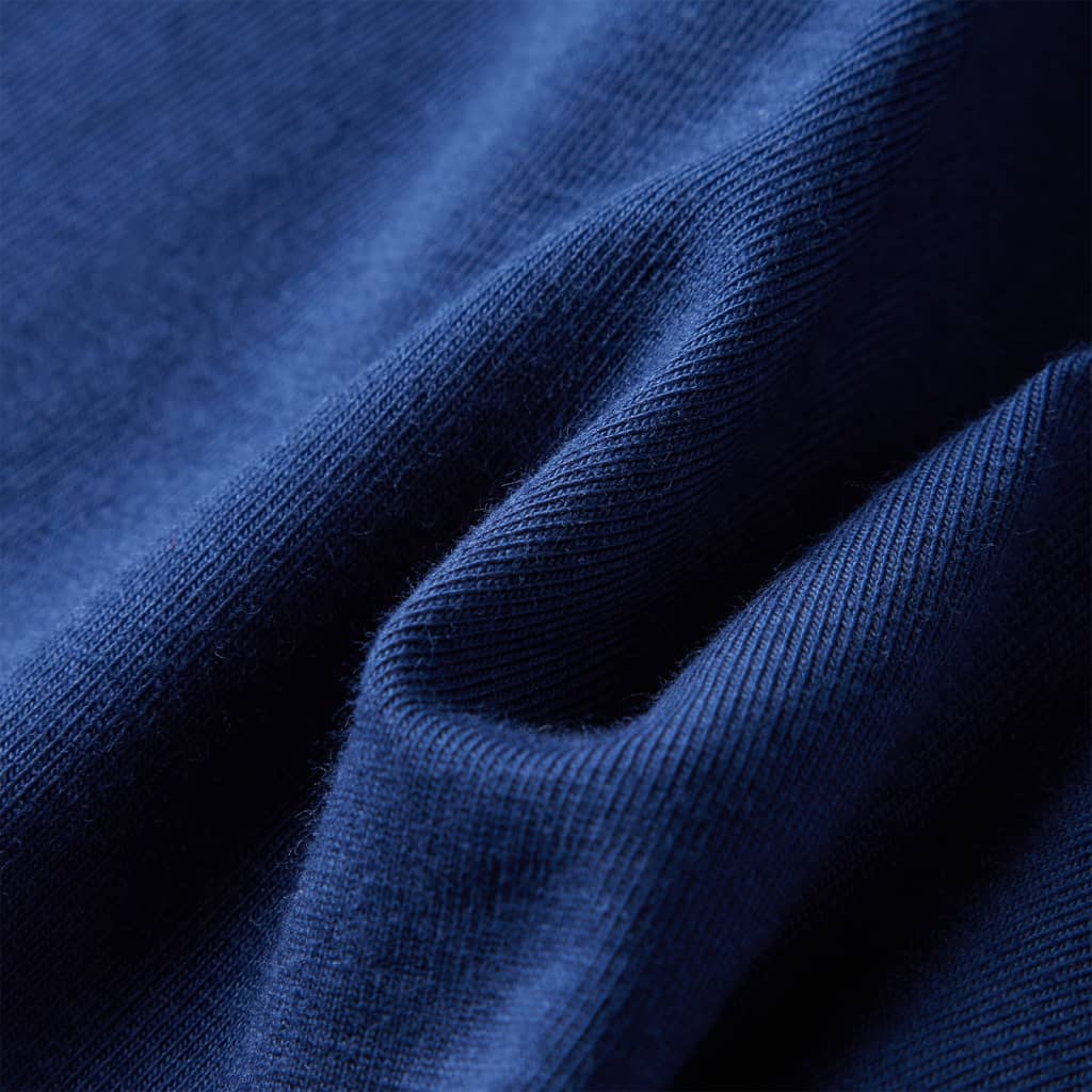 Tricou pentru copii cu mâneci lungi, bleumarin, 92 GartenMobel Dekor