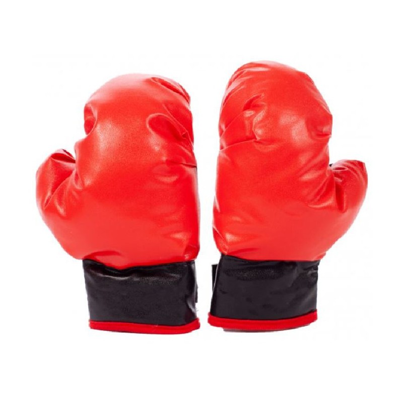 Set de box pentru copii cu para si manusi, inaltime reglabila 70–106 cm
