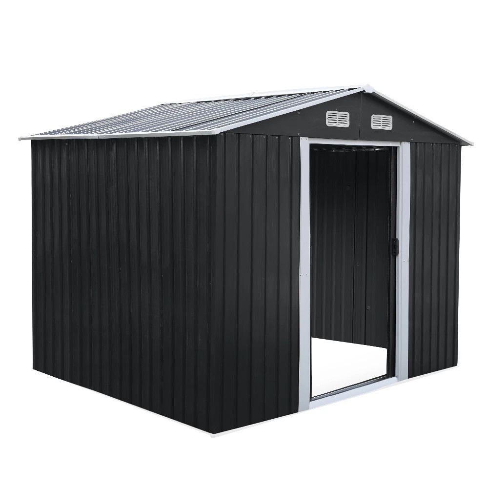 Casă depozitare unelte grădină Leziter Alaska 6x8 din oțel, 5,3 m²