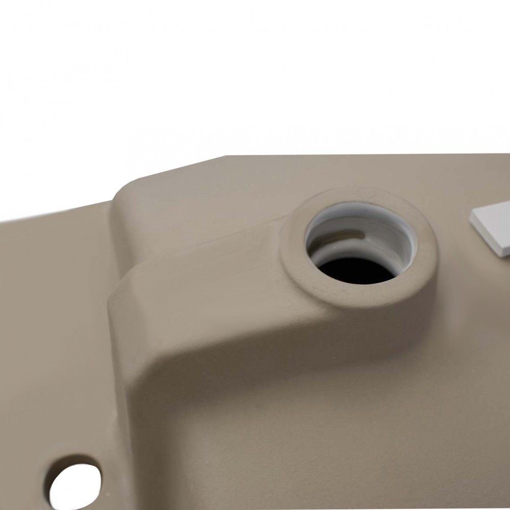 Lavoar dublu încorporabil Leziter V956, ceramică albă, 120x46 cm