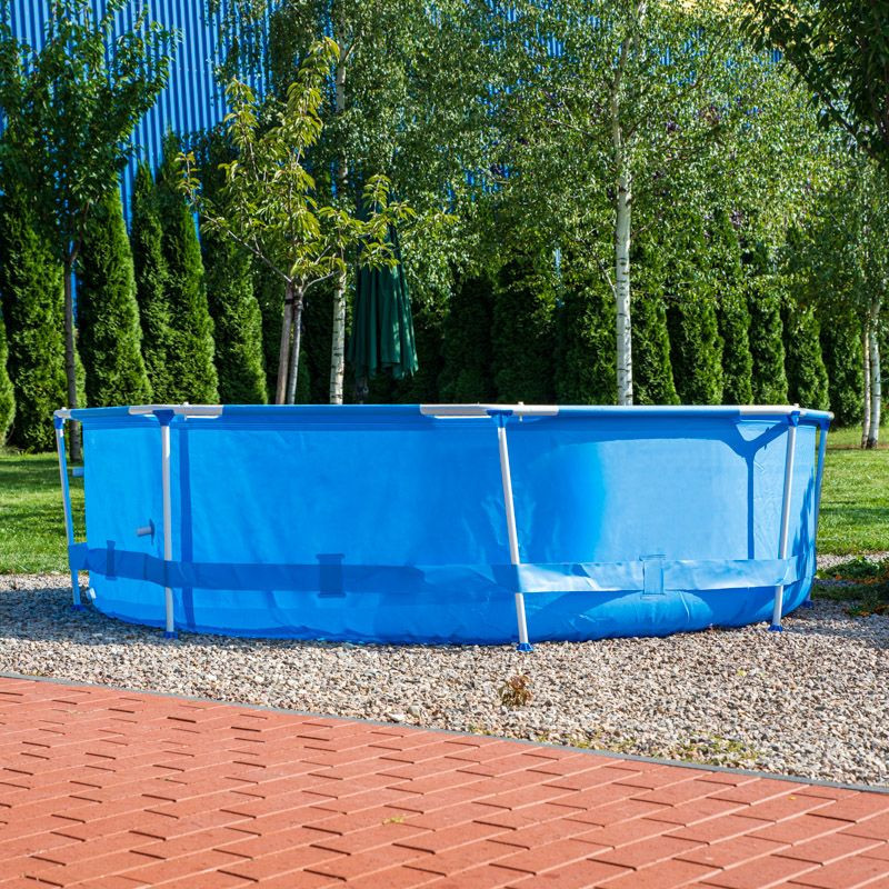 Piscină de grădină Mirpol cu cadru metalic 300 x 76 cm, 4383 L, cu filtrare