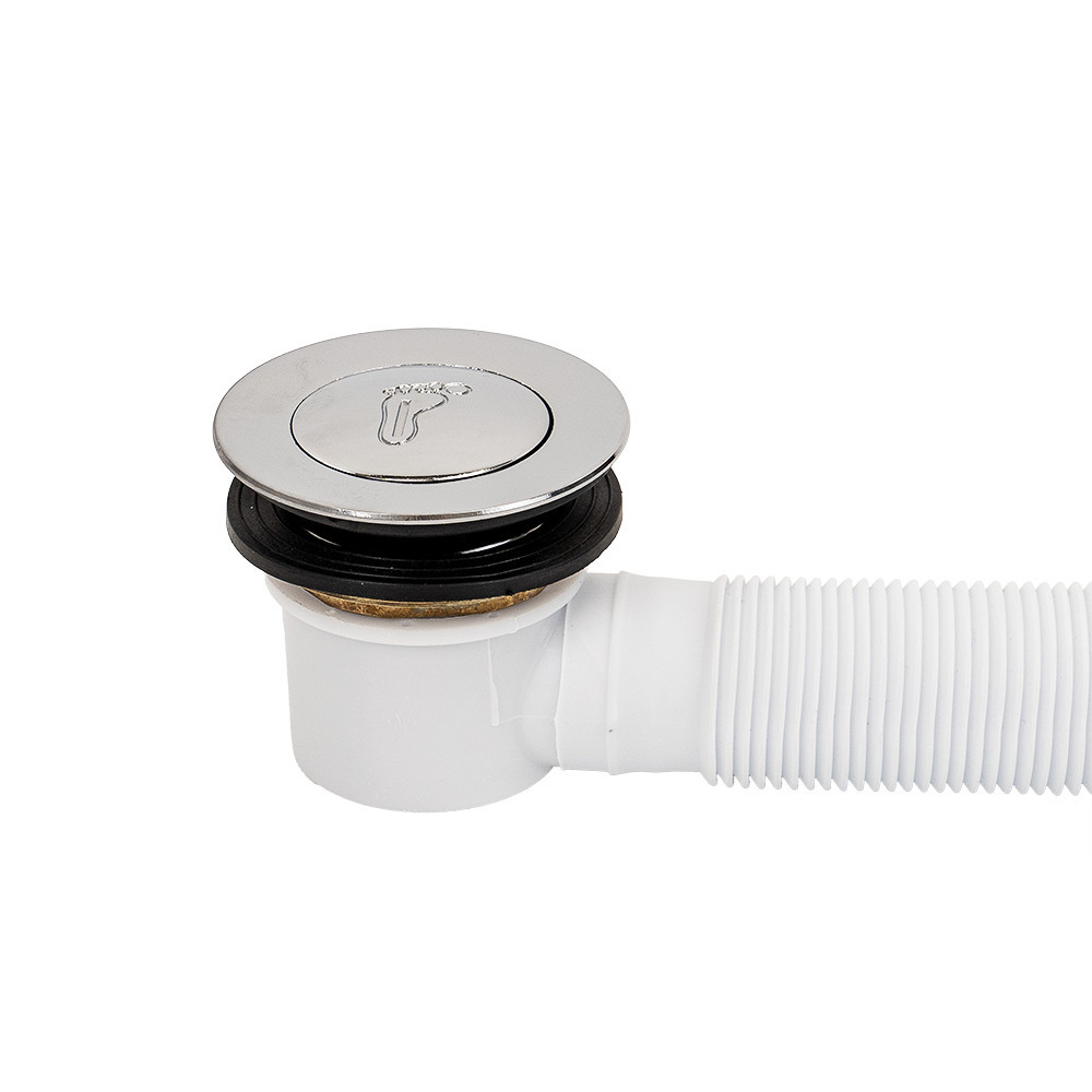 Sifon pentru tavă de duș Leziter Click-Clack 50 mm, cu evacuare flexibilă