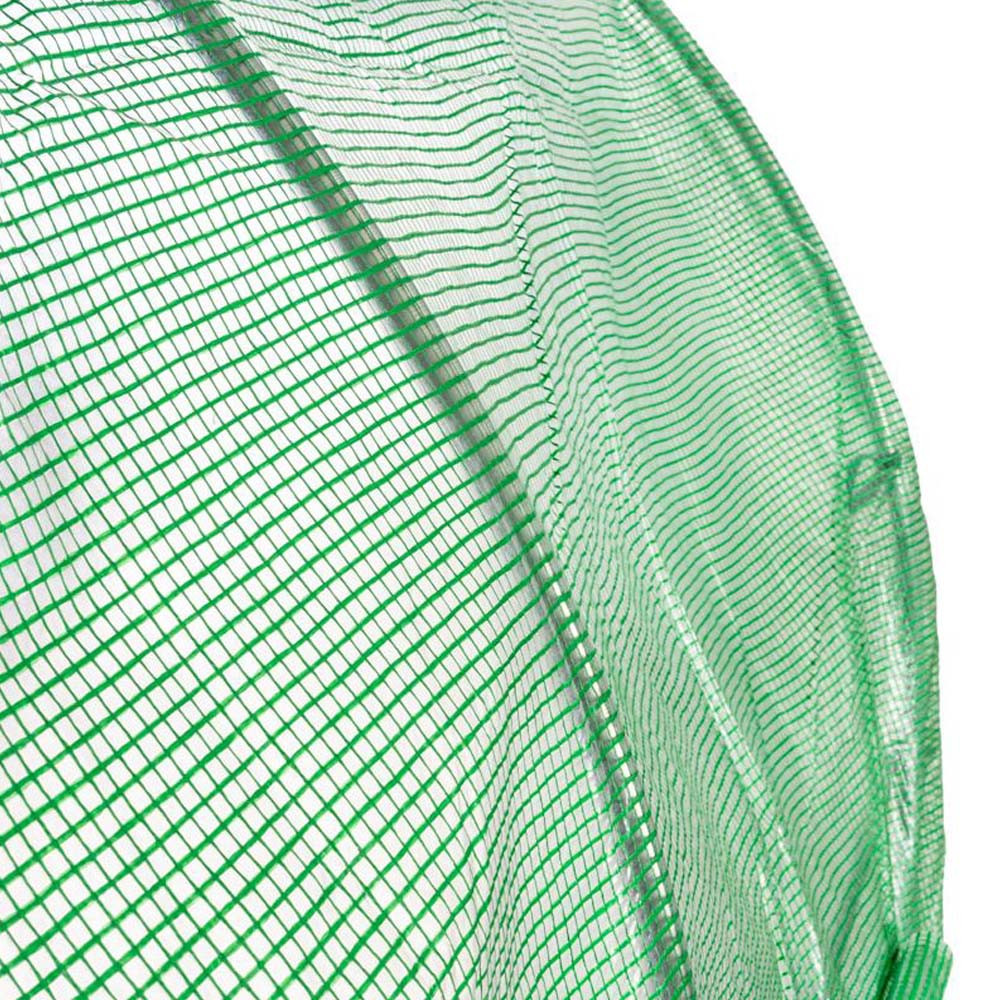 Sera tunel din folie Mirpol Solar 3x4,5x2 m, verde, cu cadru galvanizat